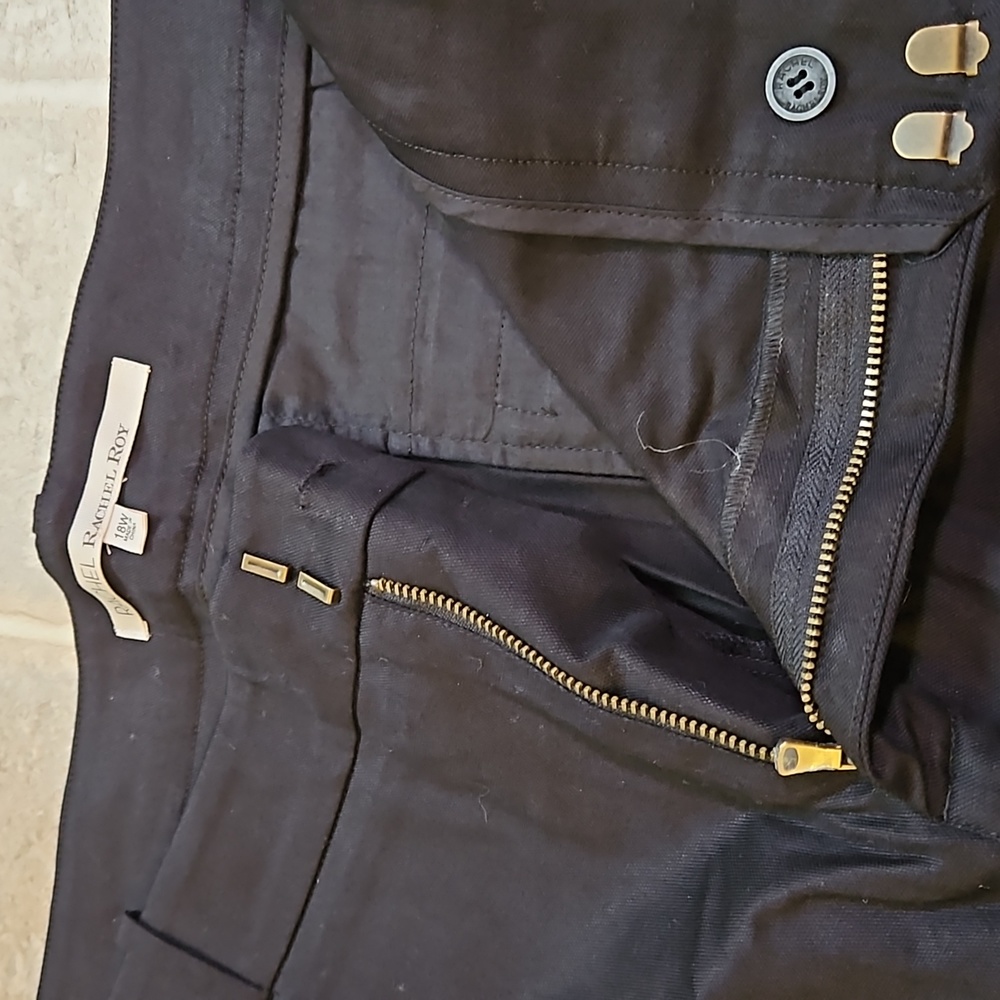 Rachel Roy  cropped black pants - Picture 6 of 6